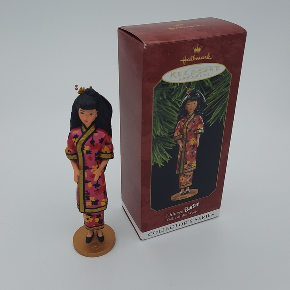 Barbie Hallmark Keepsake Ornament Chinese - Picture 1 of 6